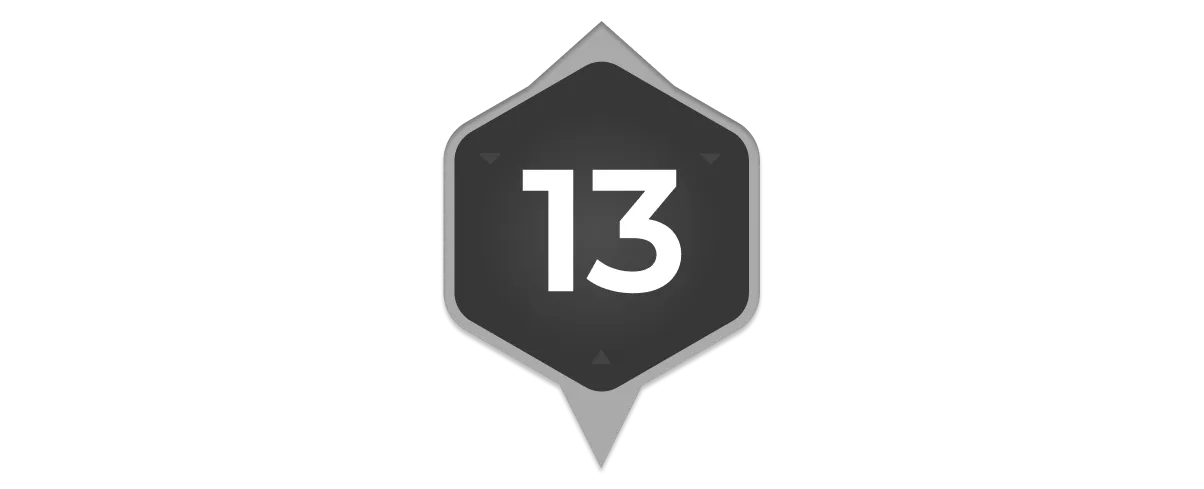 13
